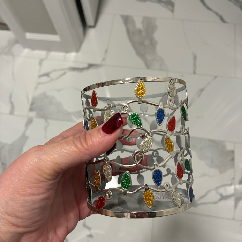 Bath & Body Works Multicolor 1 wick Holiday Candle Holder